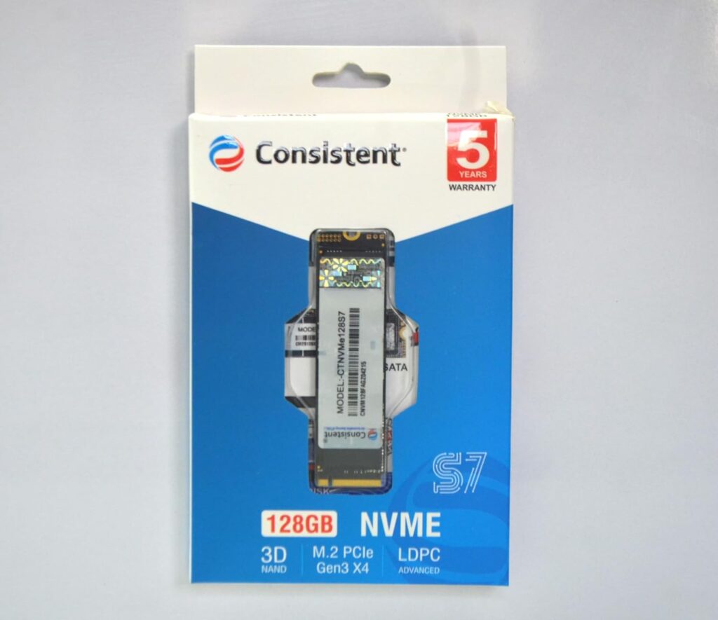 CONSISTENT 128GB SSD NVME