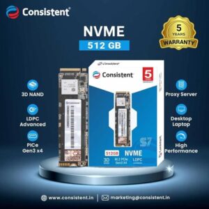 CONSISTENT 512GB SSD NVME