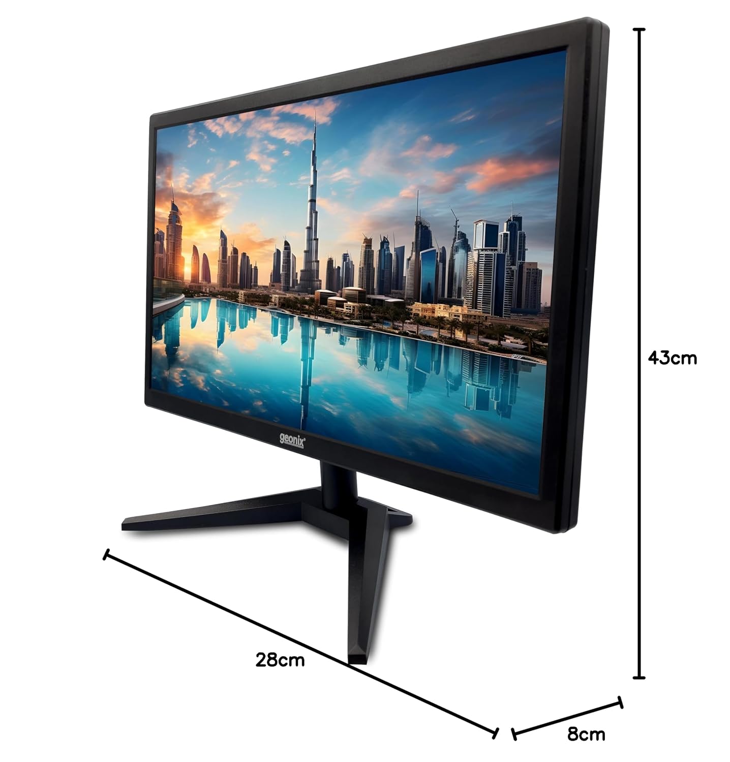 GEONIX PC Monitor (47 cm/18.5 Inch) - Image 3