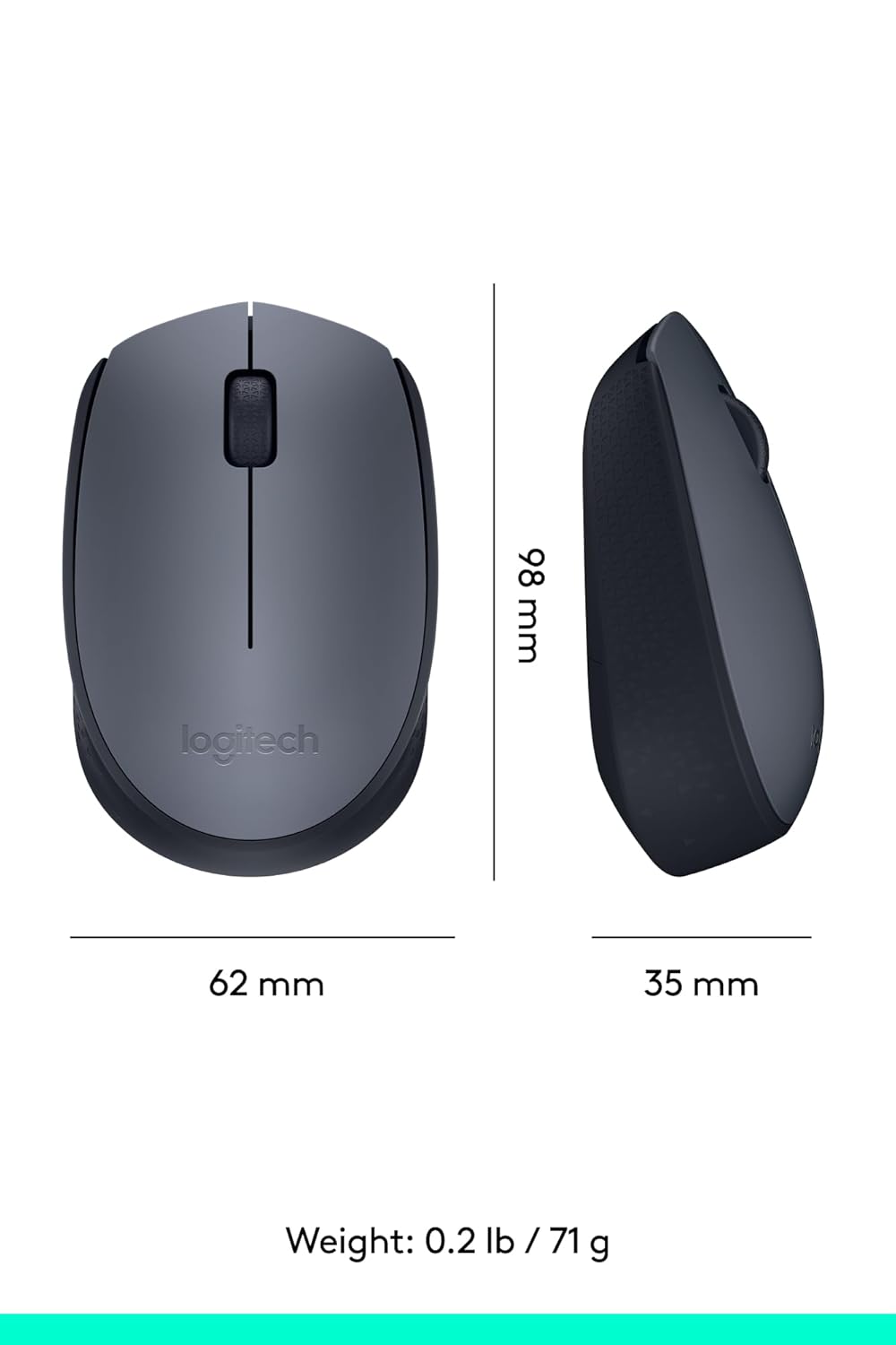 LOGITECH M170 WIRELESS MOUSE - Image 4