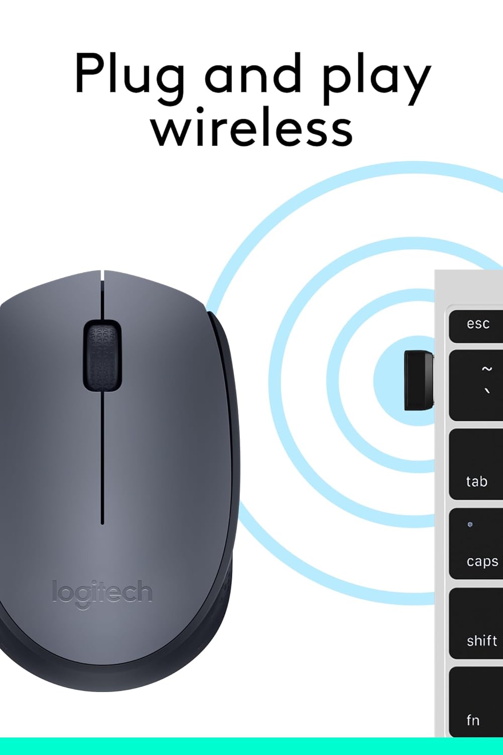 LOGITECH M170 WIRELESS MOUSE - Image 2