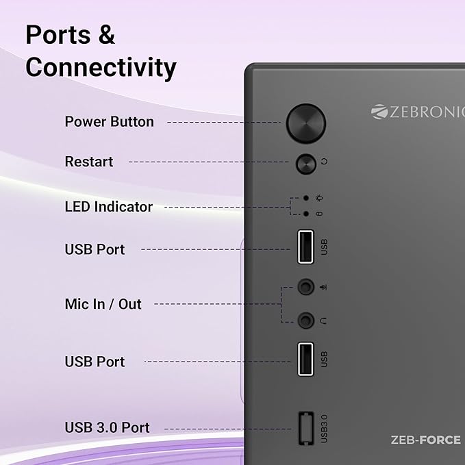 ZEBRONICS DESKTOP CABINET - Image 2