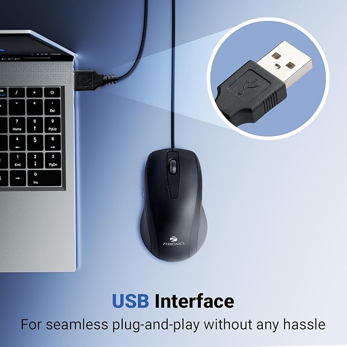 ZEBRONICS WIRED MOUSE - Image 2
