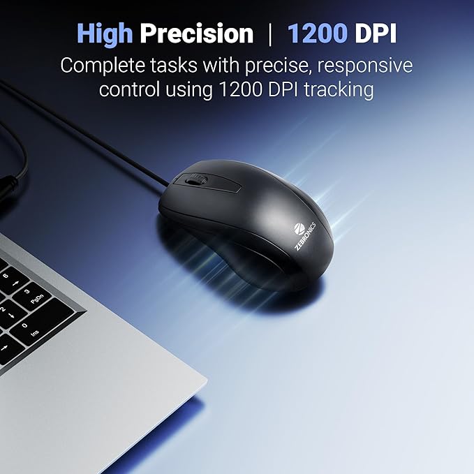 ZEBRONICS WIRED MOUSE - Image 3