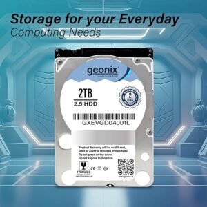 GEONIX 2TB Laptop Hard Drive Desktop