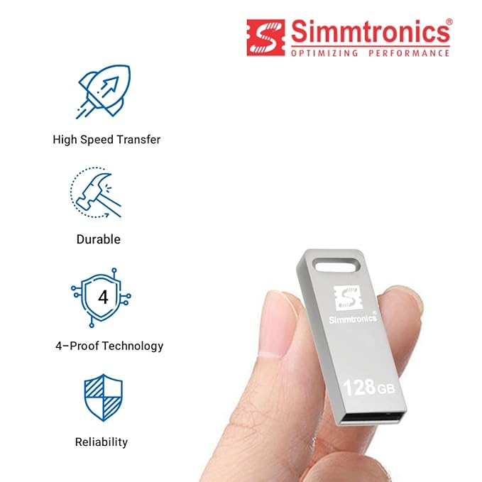Simmtronics Pendrive 128GB USB Pendrive - Image 2